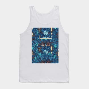 Ocean Wave Personification Tank Top